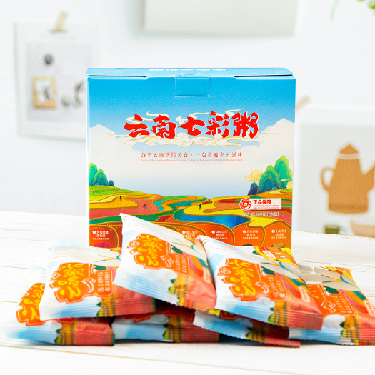 昆明云南七彩粥速食粥