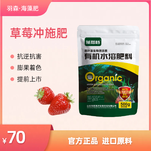 日照海外海藻 草莓冲施肥 高水溶性海藻精 果蔬专用生根粉