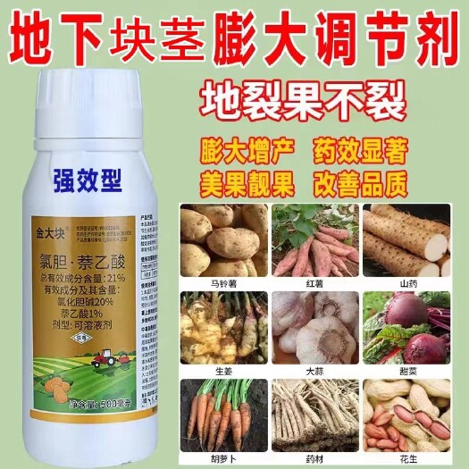潍坊氯胆萘乙酸500g山药红薯土豆花生根茎膨大套餐