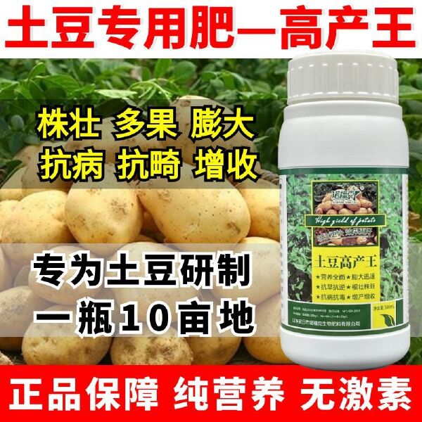 土豆高产王叶面肥膨大增产增收营养抗病马铃薯膨大素膨大剂正品