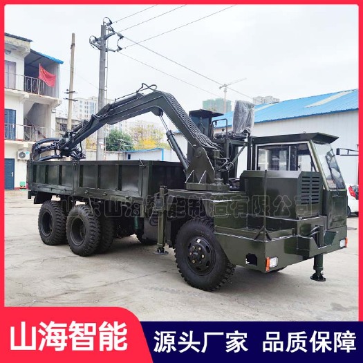 嘉祥县折臂随车吊带抓具 抓斗垃圾车 运输车工地可用蓝牌随车抓