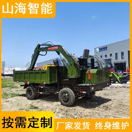 嘉祥县微型小型挖掘机果园室内多功能小挖机液压家用农用挖土机迷你勾机
