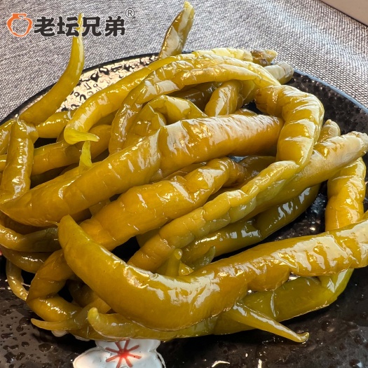 长沙1000克青泡椒 青酱椒 酱辣椒 泡青椒 优惠甩卖 可贴标