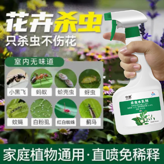 空消杀虫剂花卉家用室内绿植物多肉小黑飞蚧壳腻蚜虫通用杀虫剂