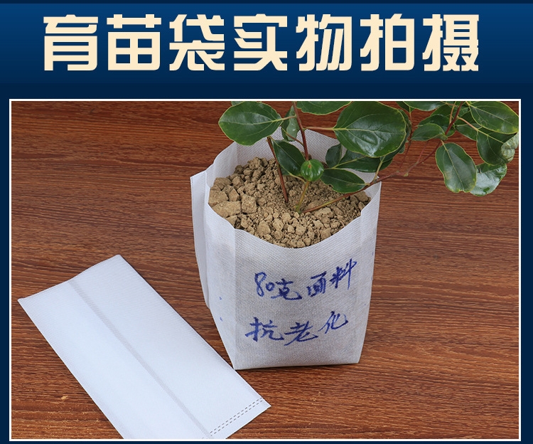 无纺布育苗袋营养钵美植袋可降解育苗袋园艺种植袋