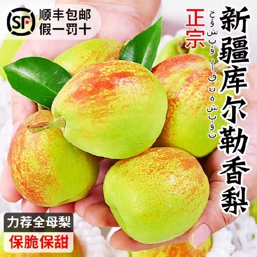 库尔勒市新疆库尔勒香梨全母梨新疆梨子新鲜水果玉露冰糖雪梨当季整箱包