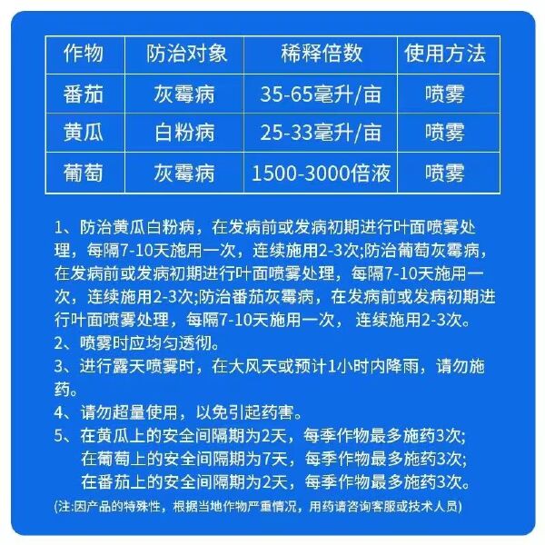 20%吡噻菌胺世科姆克必拿 葡萄番茄灰霉病黄瓜白粉病杀菌剂