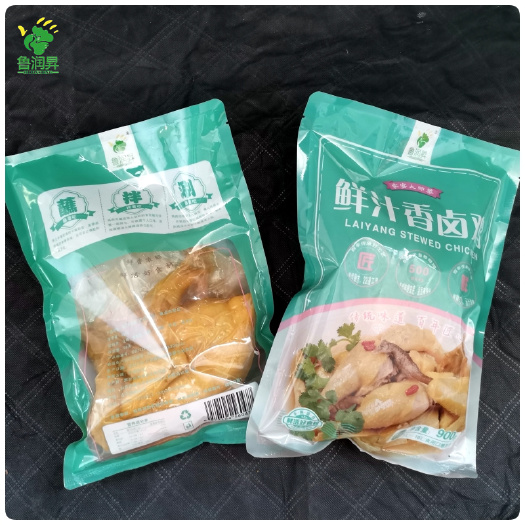 莱阳市鲁润昇牌鲜汁香卤鸡_带鸡汁不一样的卤味老鸡熟食_开袋即食