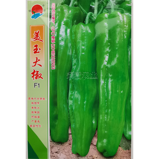 武汉王炸品美玉大辣椒种籽特大薄皮椒种籽高端辣椒种籽皱皮椒种籽