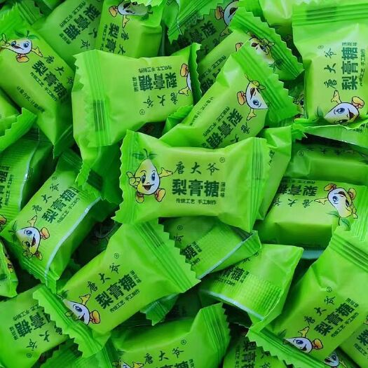 重庆市休闲零食 年货糖果梨膏糖老式清凉薄荷糖独立小包装