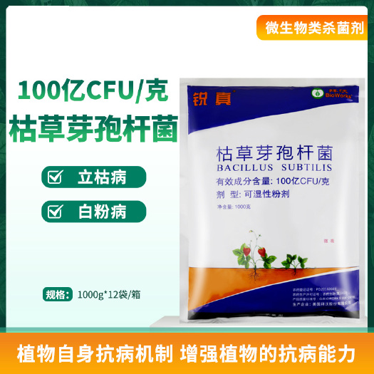 咸阳美国拜沃枯草芽孢杆菌草莓蔬菜果树灰霉病白粉病等叶部病害杀菌剂