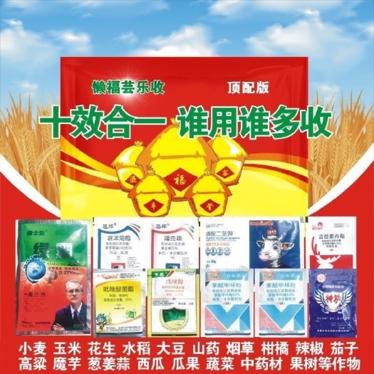 虞城县芸乐收增产套餐豆角豇豆玉米花生水稻中药材瓜果蔬土豆芸乐收