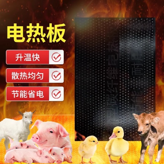 长沙猪用仔猪电热板兽用碳纤维养殖场母猪产床保温箱加热板小猪保温板