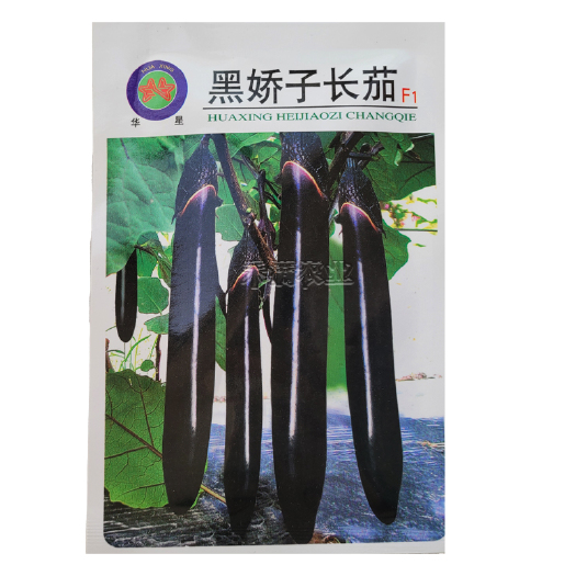 武汉寿光黑娇子长茄种子早熟高产春秋四季茄子种籽新一代品种