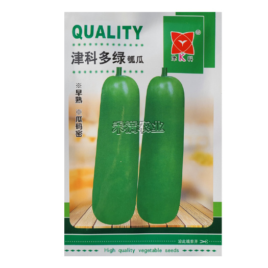 津科多绿瓠瓜种子 春栽早熟亮绿瓠瓜籽肉厚香浓高产四季蔬菜种孑