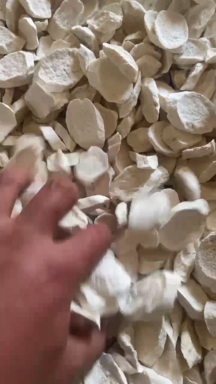 河南焦作温县怀山药片农家晾晒垆土地山药干片无硫铁棍山药片