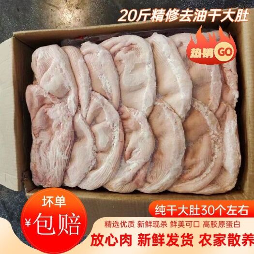 南京新鲜冷冻猪片肚批发20商用整箱大肚卤菜煲汤饭店不带肚尖只有肚
