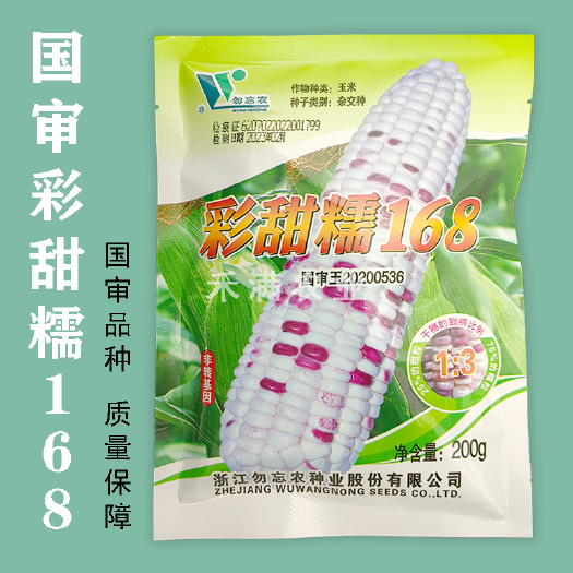 武汉甜糯玉米种子大全四季高产花糯甜玉米种籽彩糯玉米种孑国审保质量
