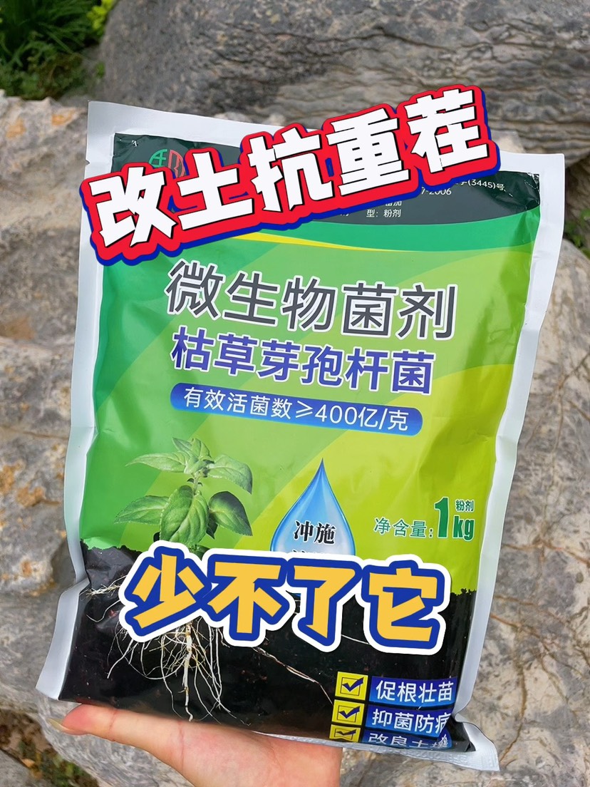 400亿枯草芽孢杆菌生根抗重茬防病害提苗壮棵枯草哈茨复合菌