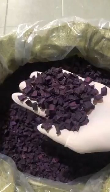 连城县厂家供应紫薯粒紫薯丁紫薯干可磨粉配料散装批发