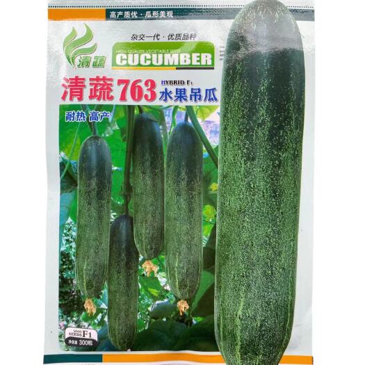 英德市清蔬763水果吊瓜种子耐热广东青瓜大种黄瓜脆甜水果春季秋季四