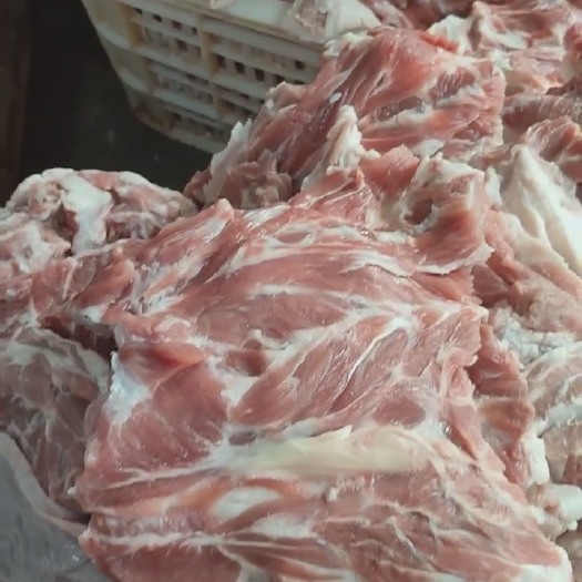 河间市羊碎肉，精品纯干羊脖肉，适合穿串卤炖，一首货源。