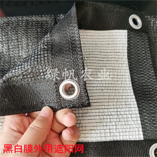 寿光市75%85%黑白膜外用遮阳网  连栋温室遮阳网 可包边