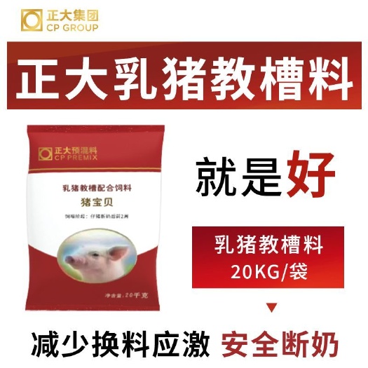 诸城市正大开口料乳猪教槽料纯粉爱吃不浪费正大小猪断奶料小猪饲料正品