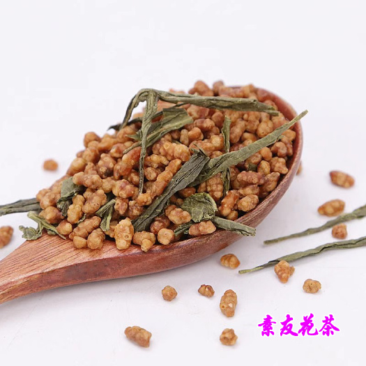玄米茶 玄米茶大量批发 风味独特 绿茶煎茶 浓香型风味炒米