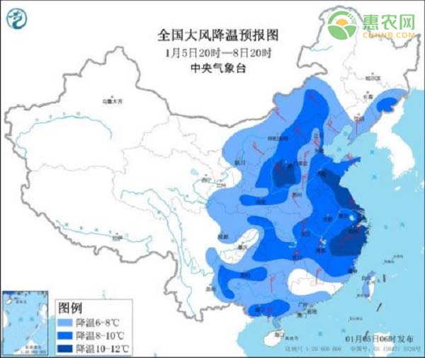 2021首个寒潮预警来袭，影响地区有哪些？