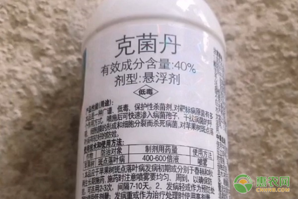 克菌丹的作用和用途-圖片版權(quán)歸惠農(nóng)網(wǎng)所有