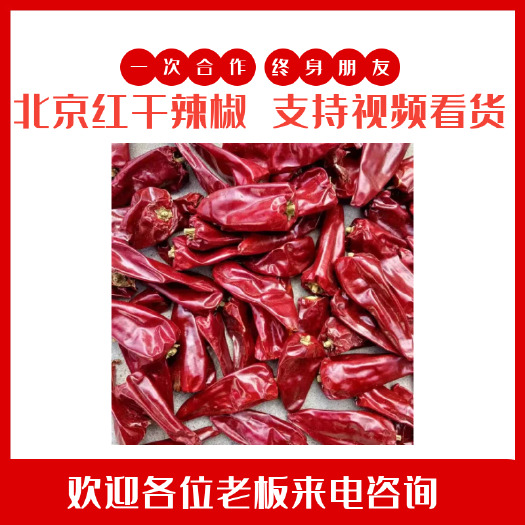 柘城县北京红干辣椒，质量好，价格低支持视频看货全国包邮