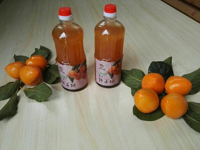 柿子醋，陕西富平优质尖柿醋，农家自酿，味道纯香，