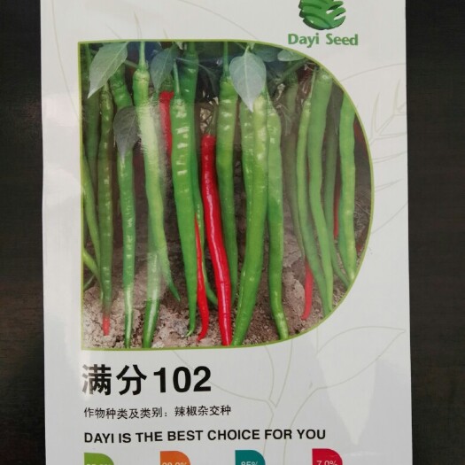 常德满分102线椒种子 95%以上 杂交种