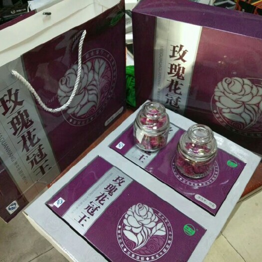 济南平阴玫瑰花冠茶 礼盒装 特级