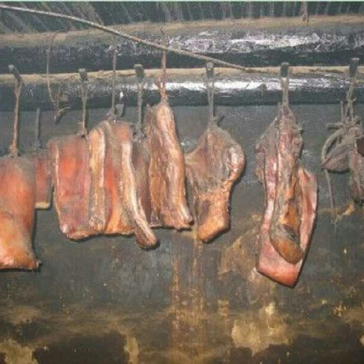 西乡县农家柴熏腊肉 散装 