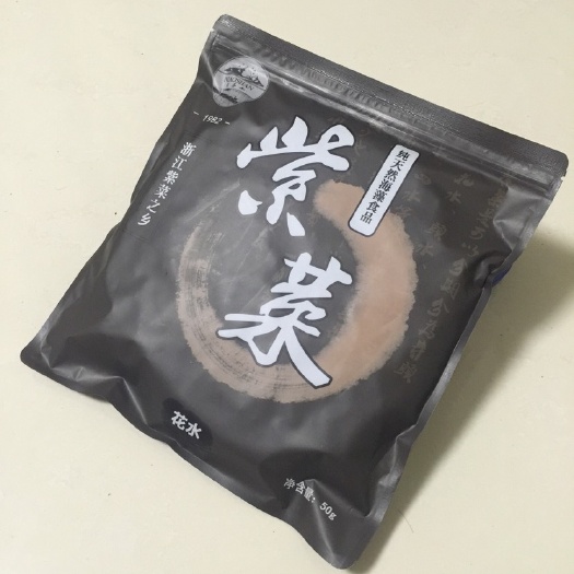 温州洞头花水袋包紫菜50克