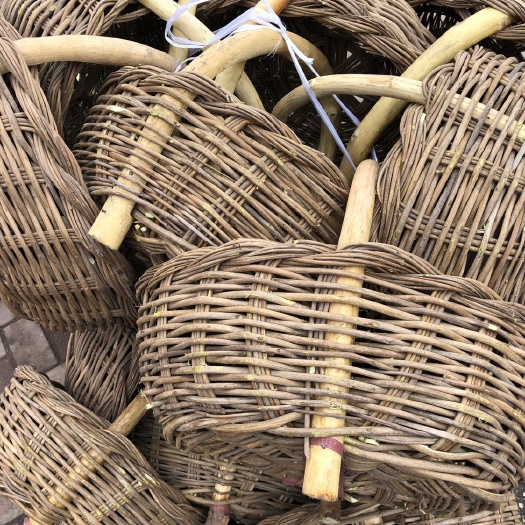 陇县收纳篮 手工编织篮