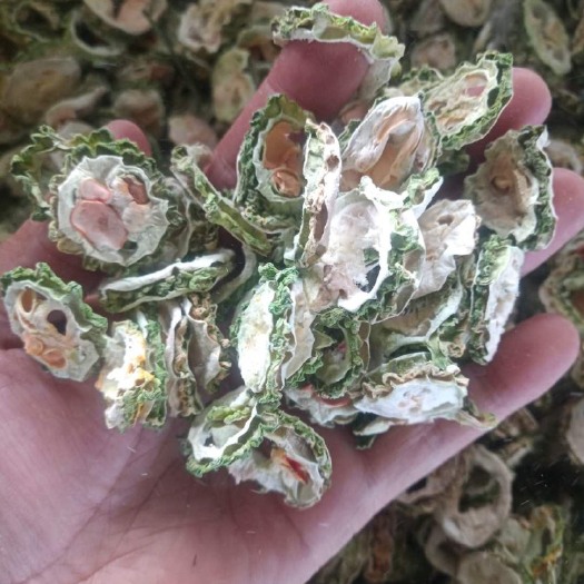 河源干苦瓜 精选苦瓜干，新货！颜色青绿