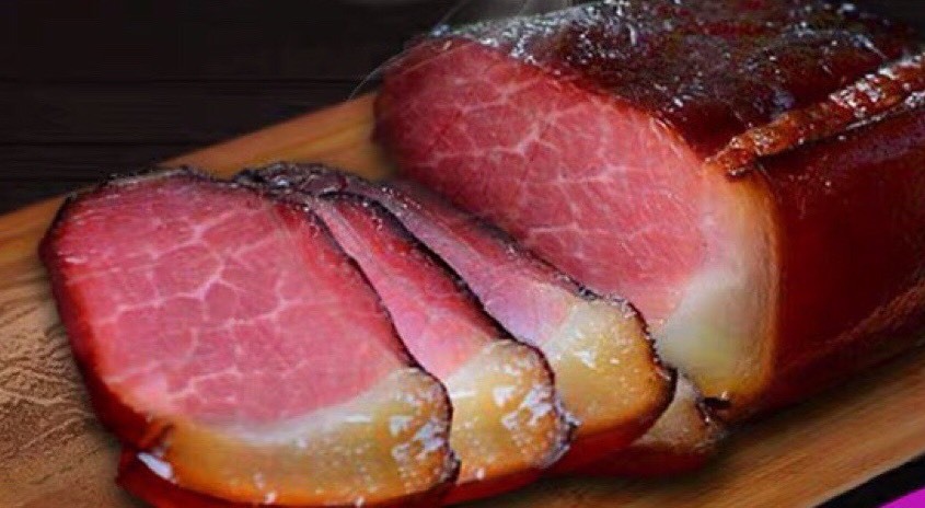 成都四川特产柴火烟熏腊肉川味自制咸肉后腿腊肉瘦腊肉