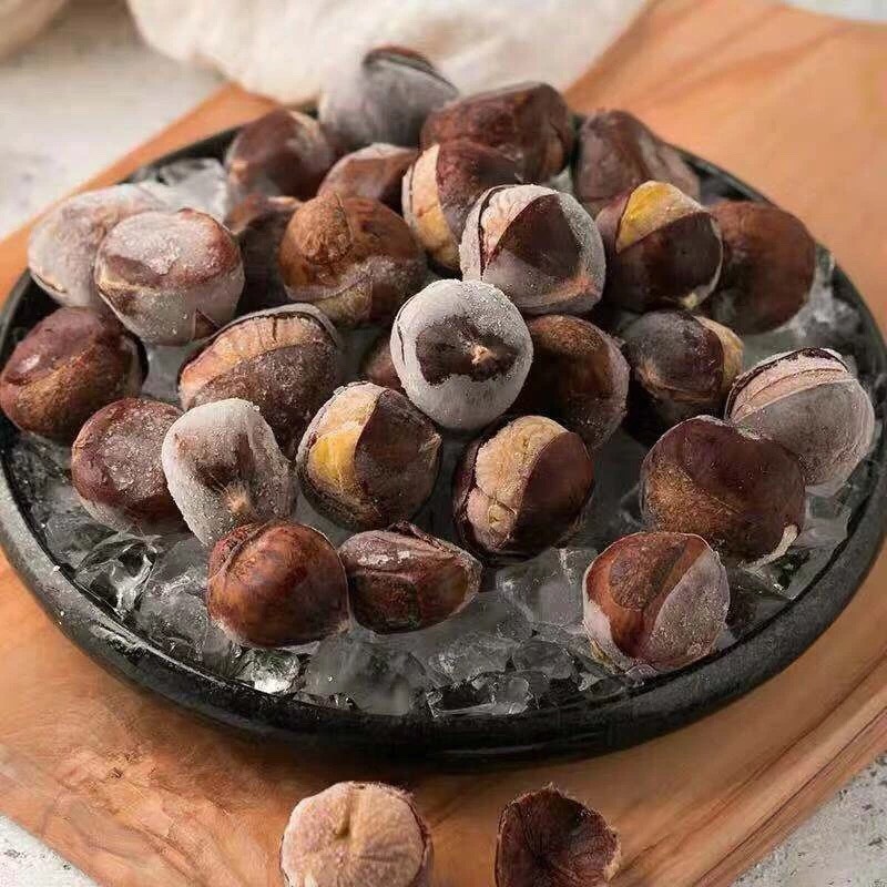 〖迁西冰板栗〗冰栗子迁西大标，口感清凉香甜，炒栗店