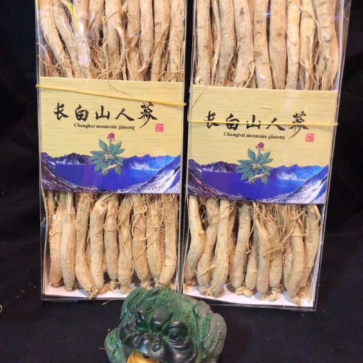 通化县移山参 长白山白参，生晒参，一斤50到60颗左右，