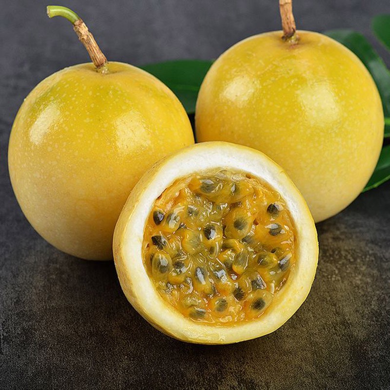 钦蜜9号黄金百香果新鲜西番莲鸡蛋小中大特大果5斤包邮送开果器