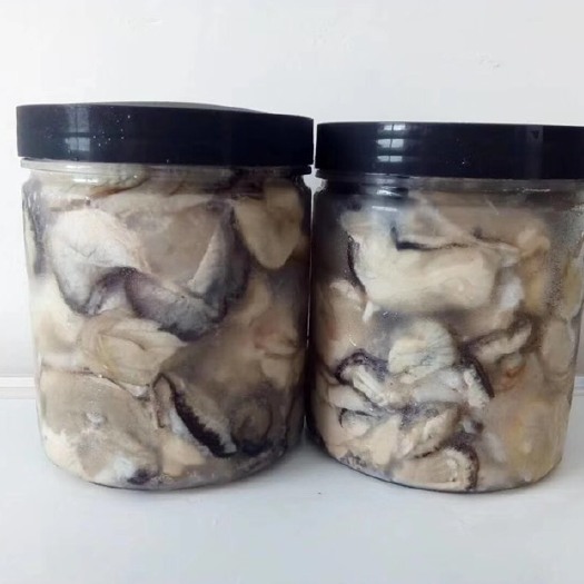 乳山市吉蛎生蚝 现剥蚝肉，一瓶一斤装，手工剥肉