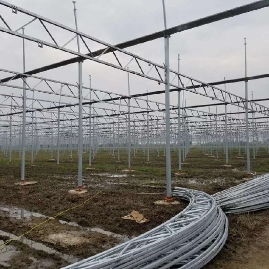 天津大棚骨架  大棚管生产厂家 双模骨架大棚  连栋温室大棚 可设计施工