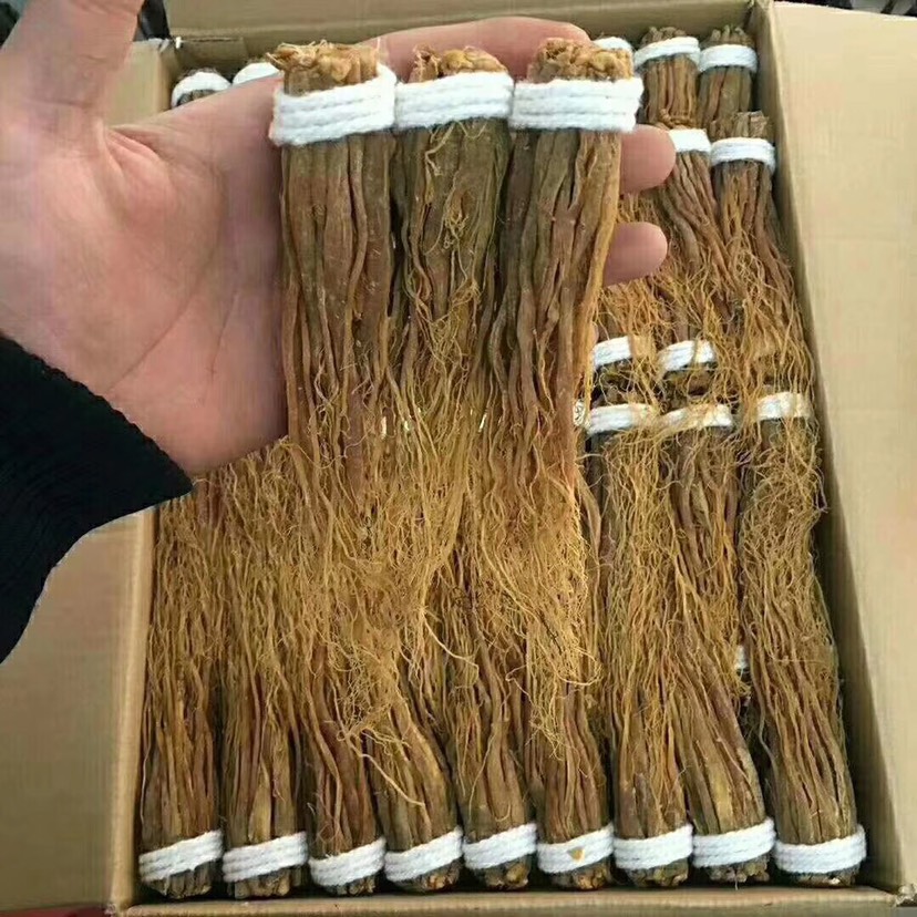 长白山无 糖红参须，煲汤炖菜泡茶都可以。
