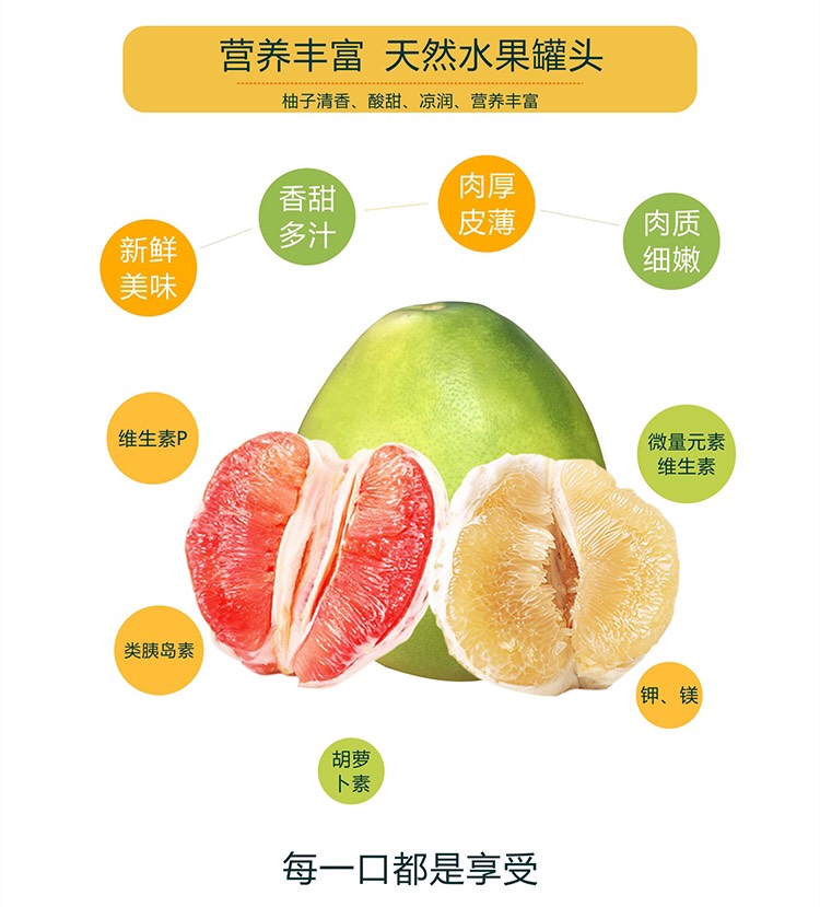 梅州蜜柚 酸甜清爽 现摘现发 全国除偏远地区外顺丰包邮
