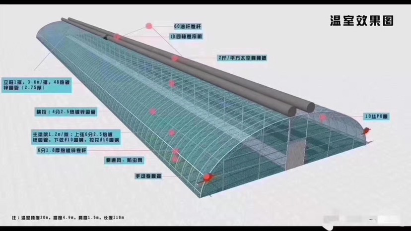 钢管大棚 各种类型大棚在线生产