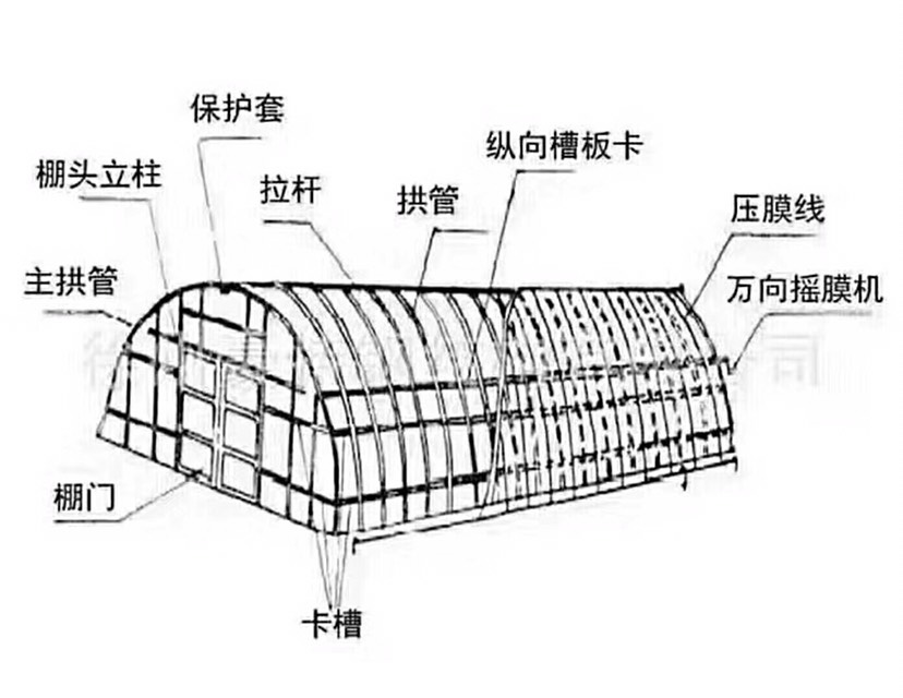 钢管大棚 各种类型大棚在线生产