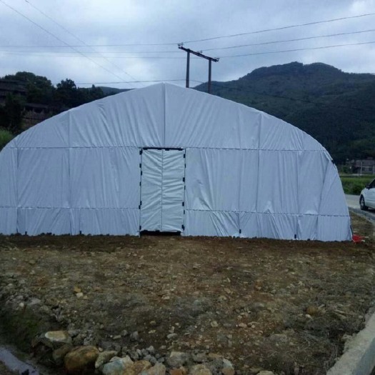 睢宁县单体棚 成套单体温室大棚家用连体蔬菜种植养殖大棚骨架养鸡椭圆钢管大棚